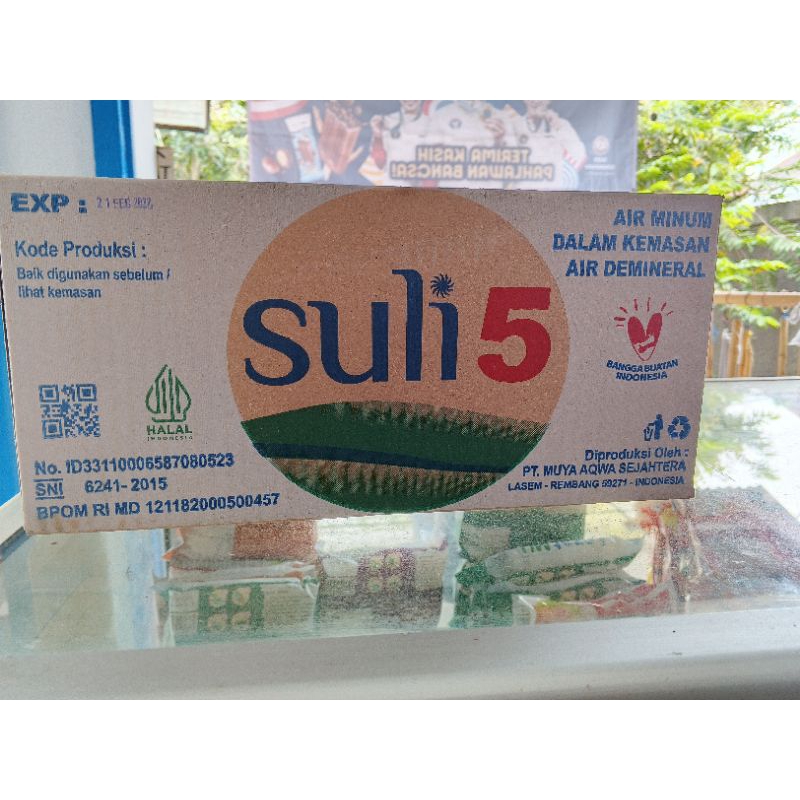 

Air Minum SULI 5 kemasan 120ml