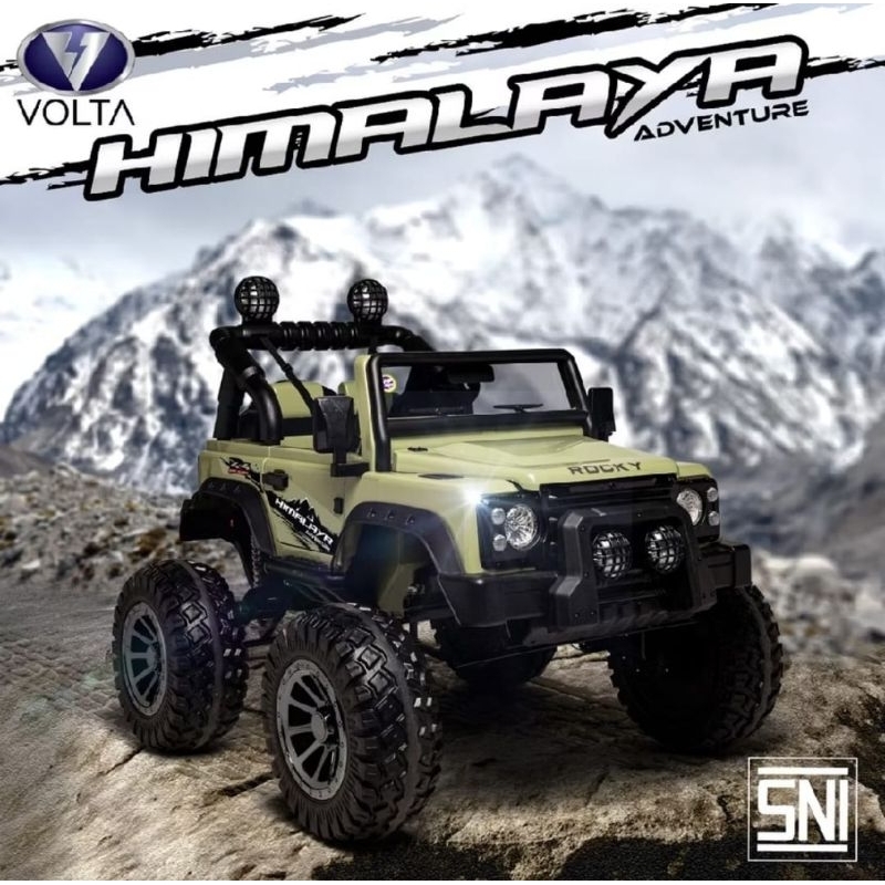 Mobil Aki Anak Jeep ROCKY MONSTER Himalaya Sahara Hulk (VOLTA 5008) READY Pontianak