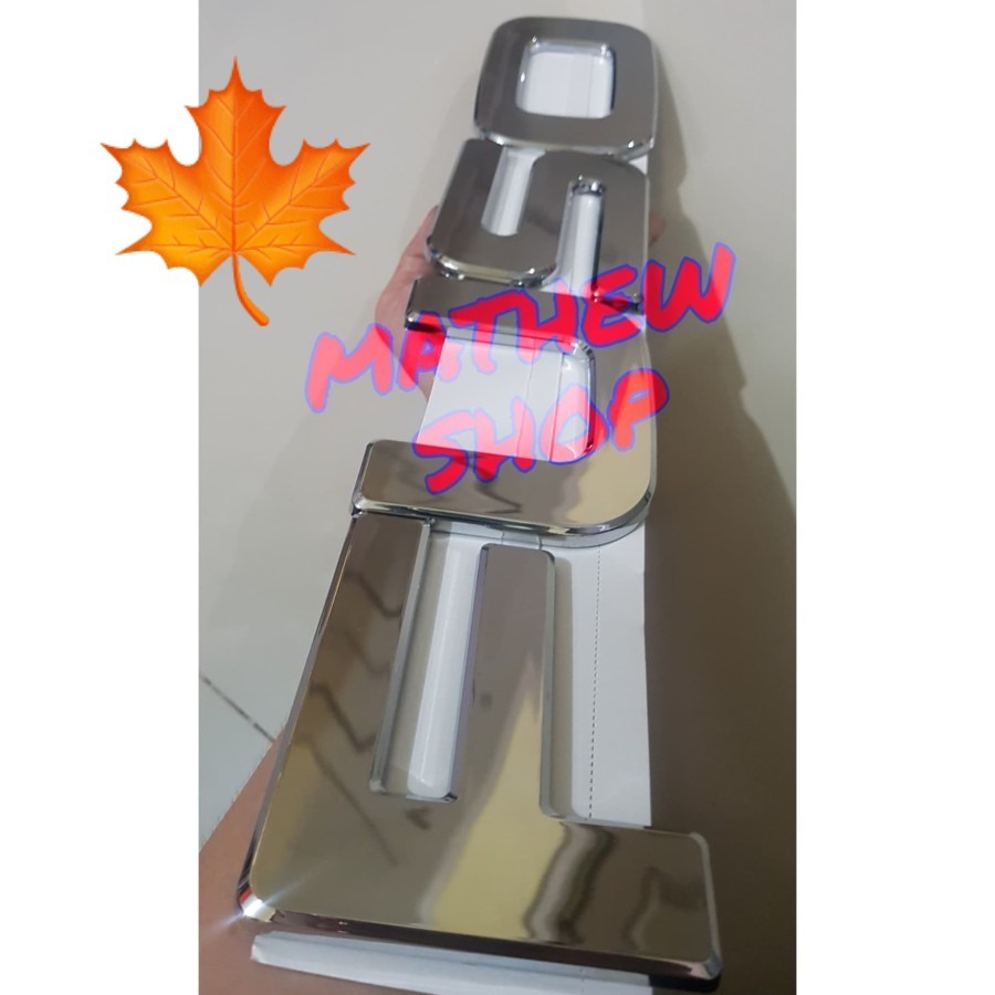 Emblem Fuso Besar / Logo Tulisan Fuso Besar / Tulisan Fuso Depan Truk