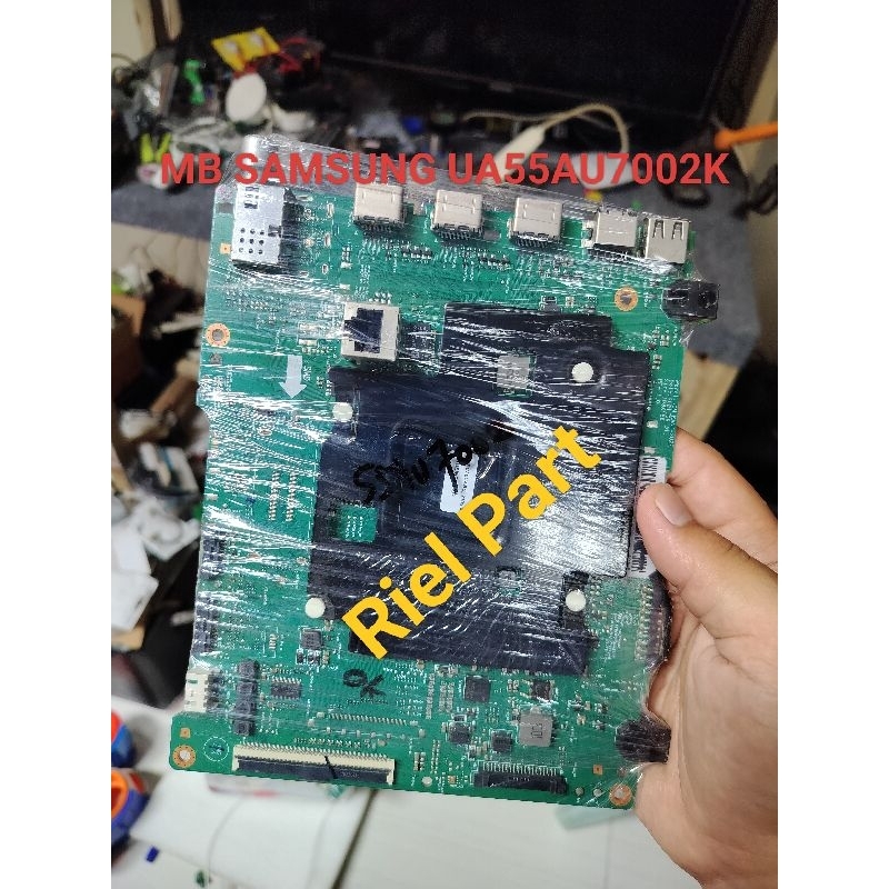 MB - MAINBOARD - MOBO - MODULE - MOTHERBOARD - MESIN TV LED SMART SAMSUNG UA55AU7002K - UA55AU7002 -