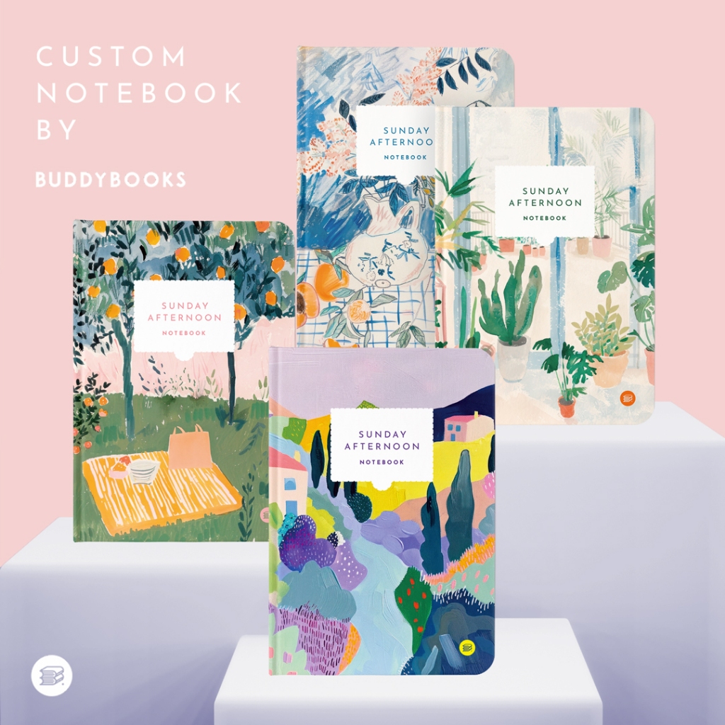 

Notebook Buku Tulis Catatan A5 A6 Hardcover by Buddybooks TEX36 TEX37 TEX38 TEX39 Custom Notebook / Planner / Journal