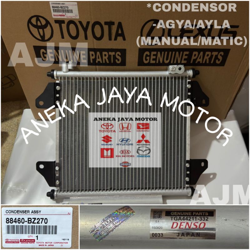 CONDENSOR KONDENSOR AC AGYA AYLA ORIGINAL DENSO JAPAN