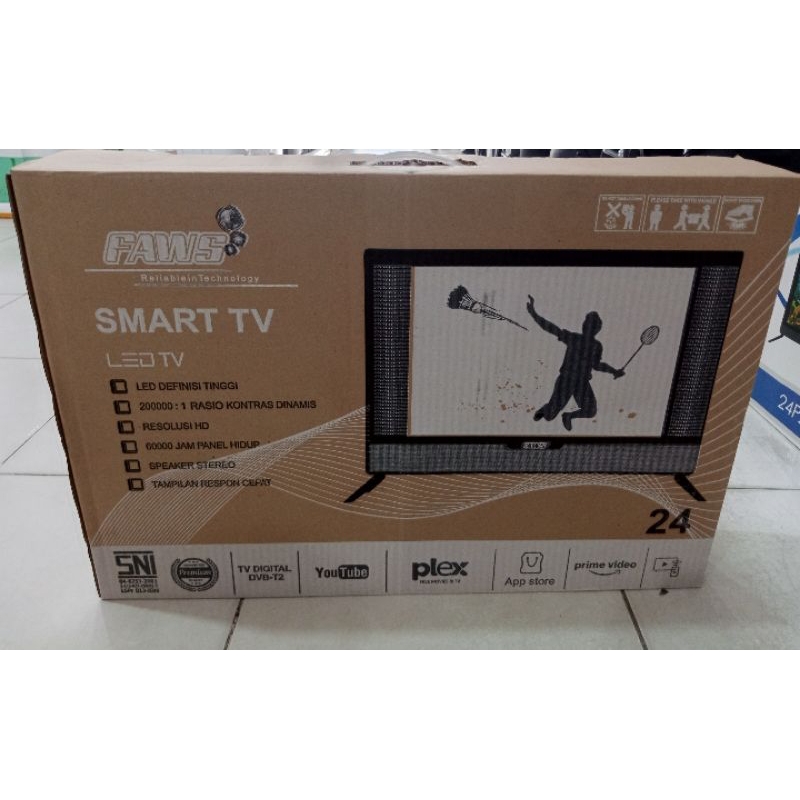 TV SMART FAWS-24 BISA INTERNET COCOK UNTK CCTV