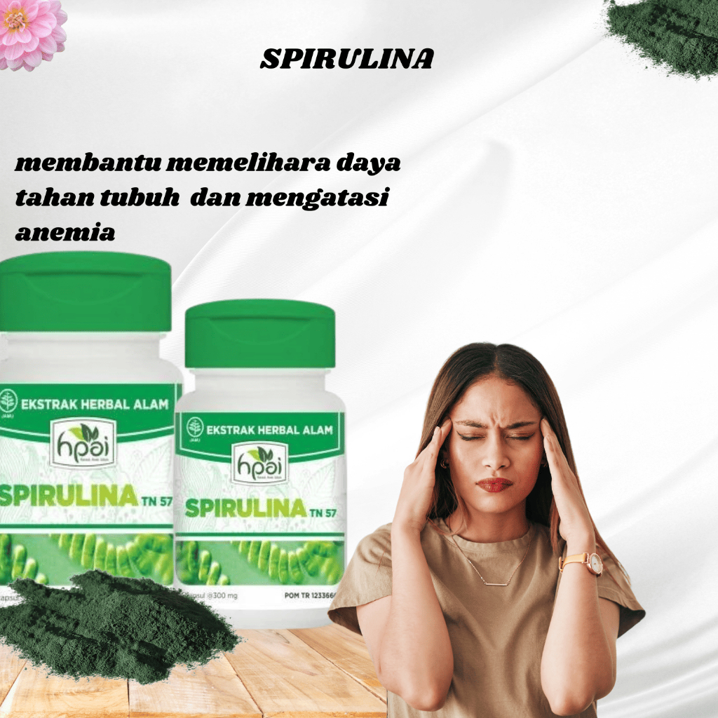 SPIRULINA - Suplemen Kesehatan Sumber Klorofil - HNI HPAI ORIGINAL