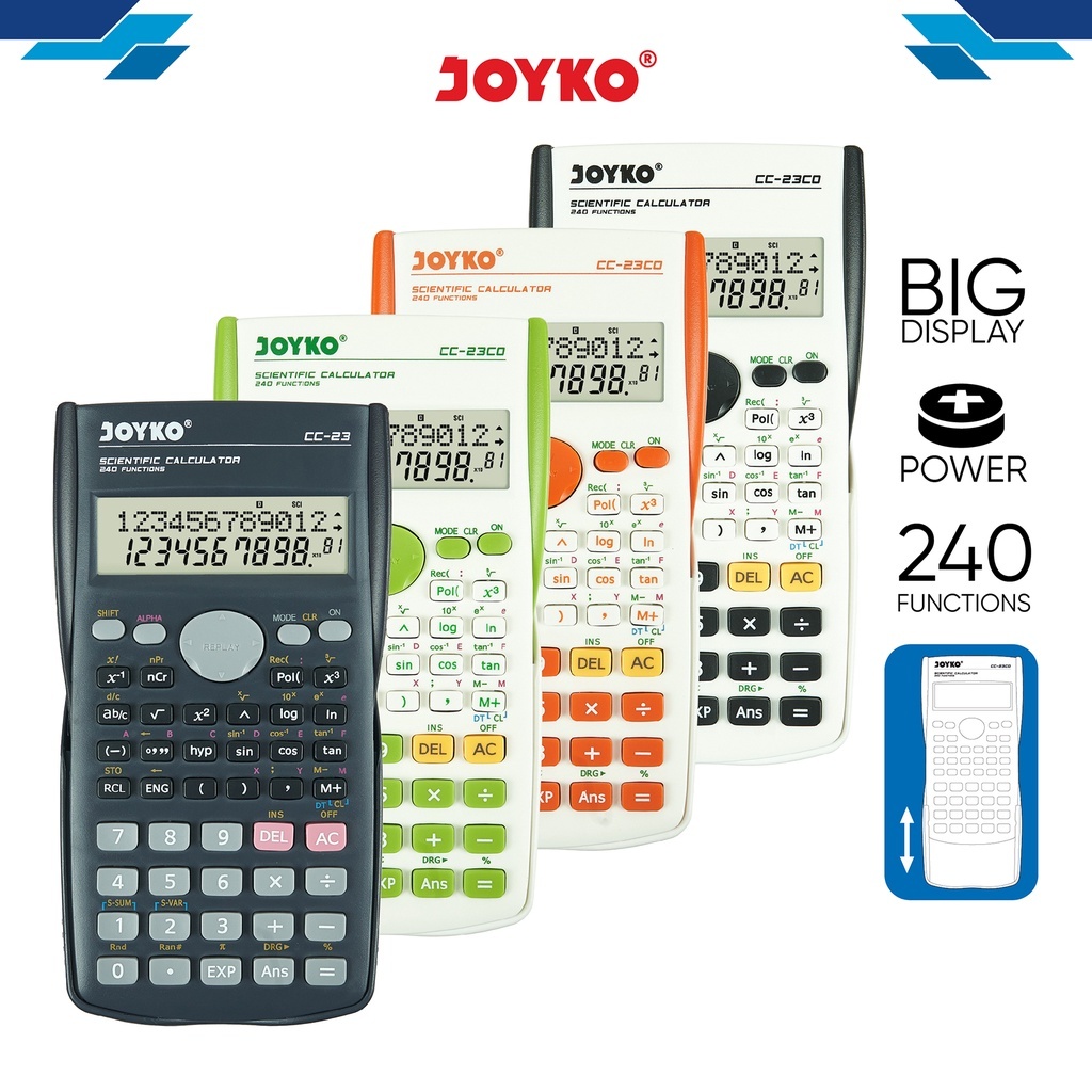 

Scientific Calculator Joyko Kalkulator Ilmiah Joyko CC-23CO