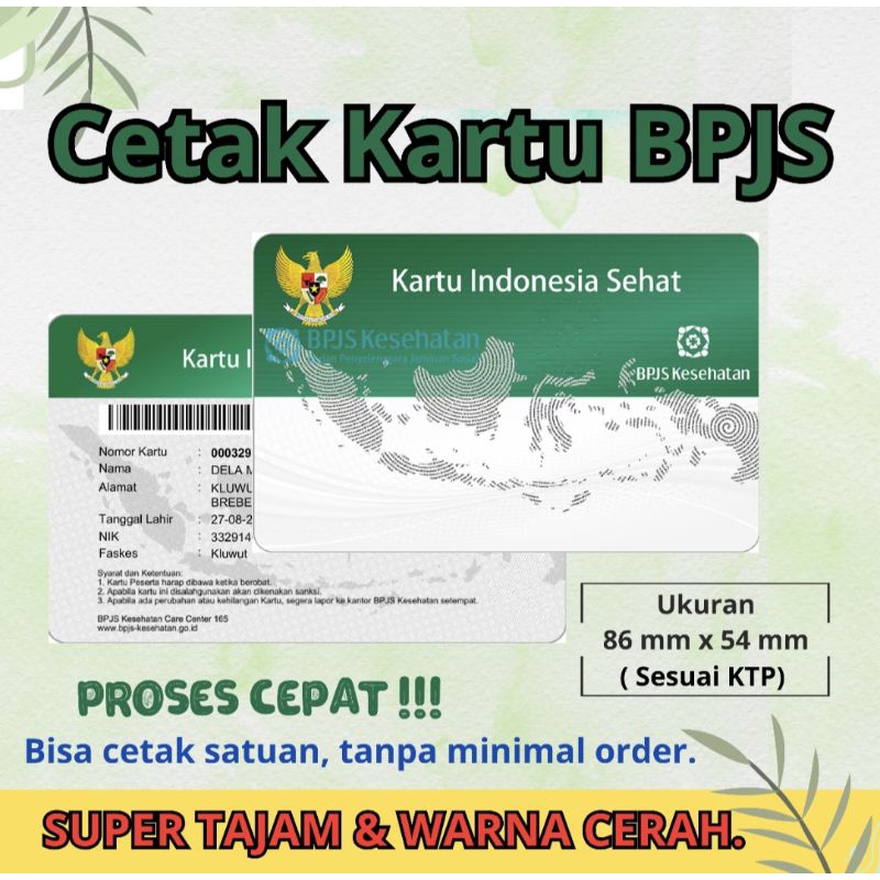 CETAK KARTU BPJS - HASIL PREMIUM