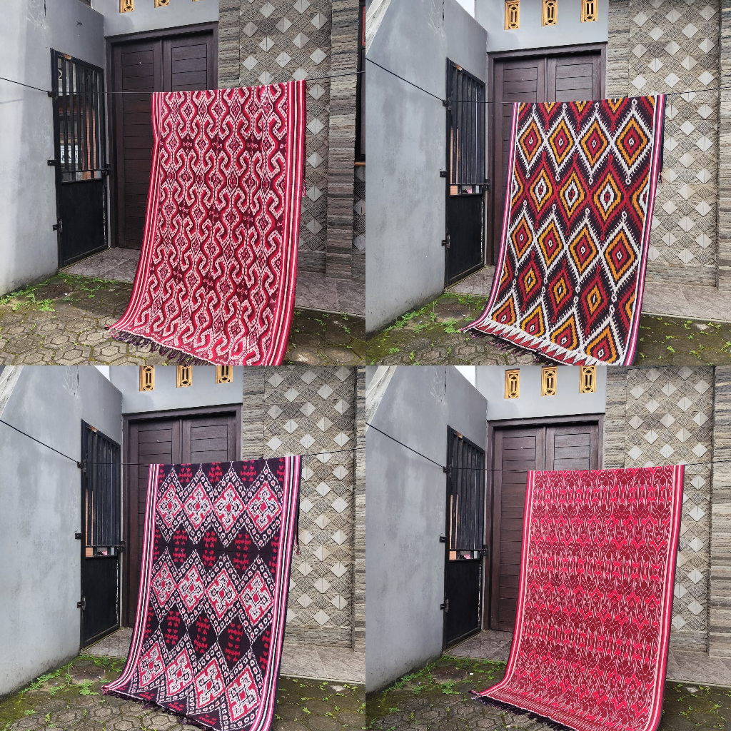 Kain Tenun Ikat Troso Ethnic Motif Nusantara ATBM 100% Tenun Troso Jepara Etnik Bahan Baju Seragam A