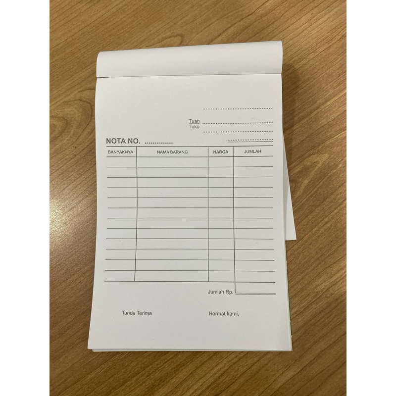 

Cetak Nota Bebas Req