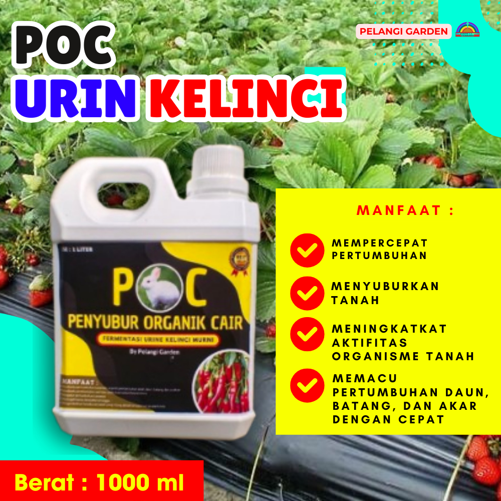TERBUKTI  Pupuk Urin Kelinci Lokal Murah, Pupuk Urin Kelinci Asli isi 1000ml ASLI