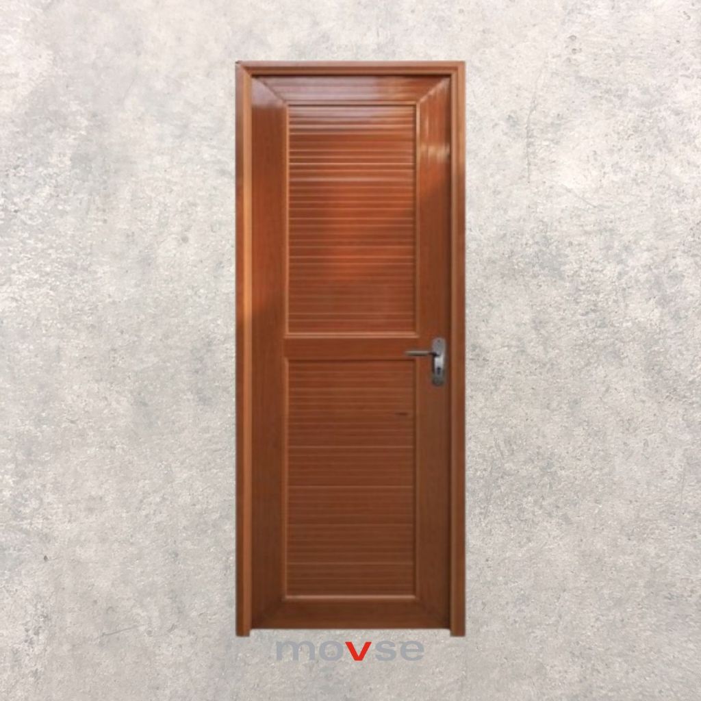 Pintu Platinum PVC - Pintu Special Edition Coklat / Hitam 80 x 200 cm