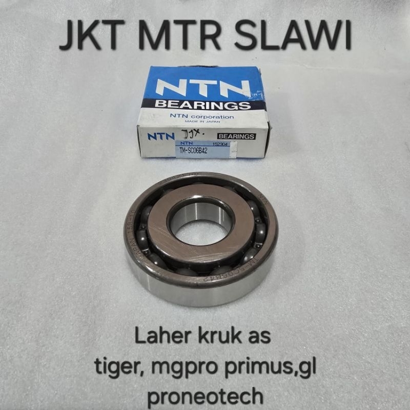 laher kruk as, laher crank shaft, bearing kruk as tiger, megapro monoshock, gl proneotech asli ntn j