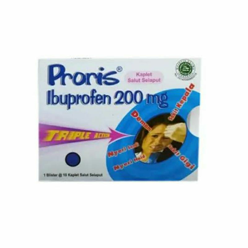 Proris Ibuprofen tablet 200 mg Blister isi 10 Tablet