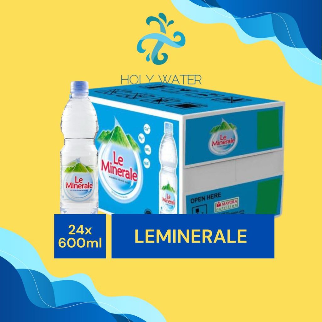 

(INSTANT / SAMEDAY) LEMINERALE 600 DUS ISI 24 BOTOL - READY LEMIN LE minerale GALON 15 LITER, 5L, 3 L, 1500 MILI, 600ML, 330 ML Air Minum Kemasan Botol Minuman