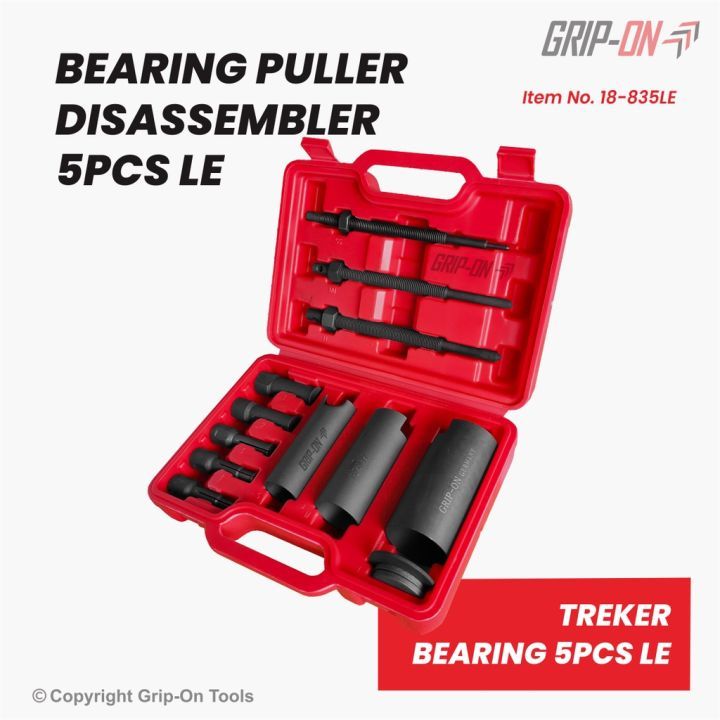 GRIP-ON Treker Bearing Puller Set 5 Pcs CVT Treker Lepas Pembuka Bearing Laher Tutup CVT Treker