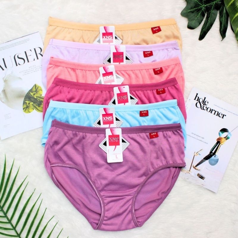 (12 PCS) GROSIR CELANA DALAM WANITA XNS 9900 / CD PREMIUM