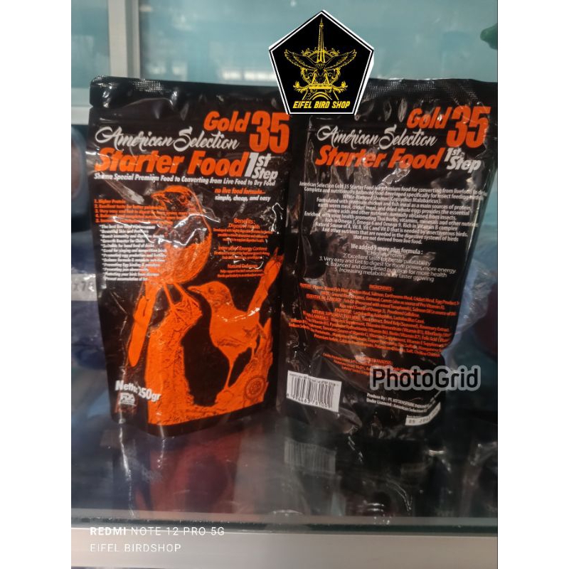 AMS STEP 1 voer halus / American selection gold 35 starter food 1 step