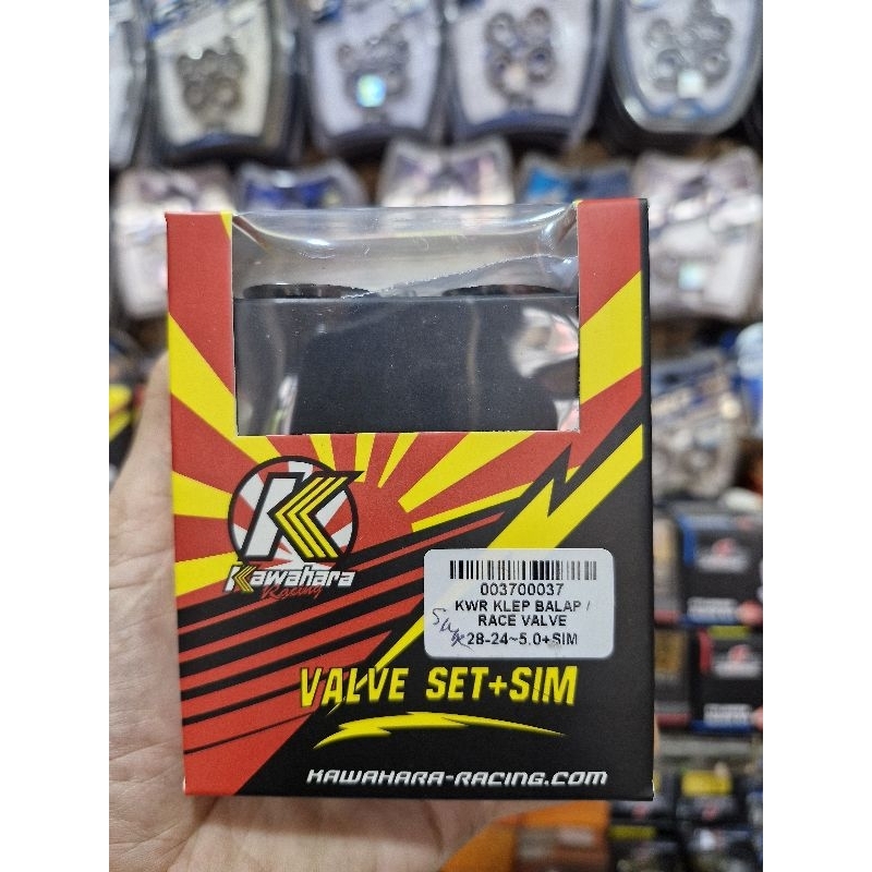 Klep valve kawahara 24 28 batang 5 mm sim klep racing SONIC payung pajung klep racing asli original