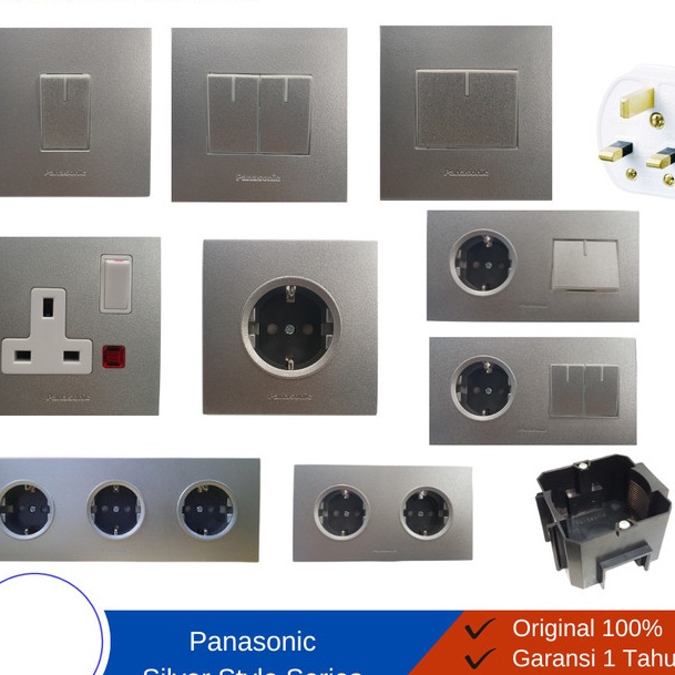FG2 Saklar Panasonic Sier Style Series  Saklar Listrik Style Panasonic  Sakelar Listrik Sier Panason