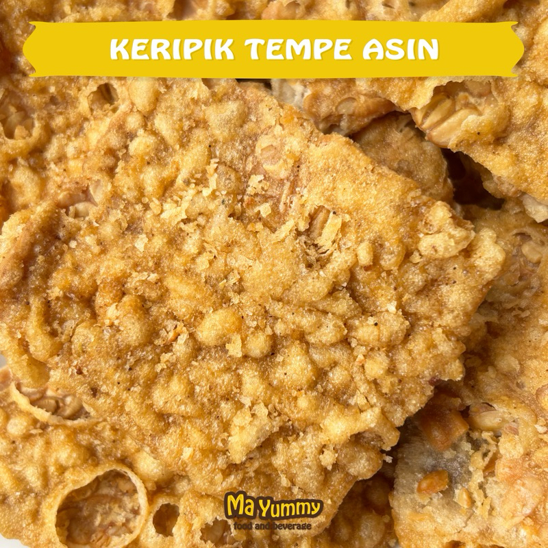 

Keripik Tempe Asin 250gr & 500gr