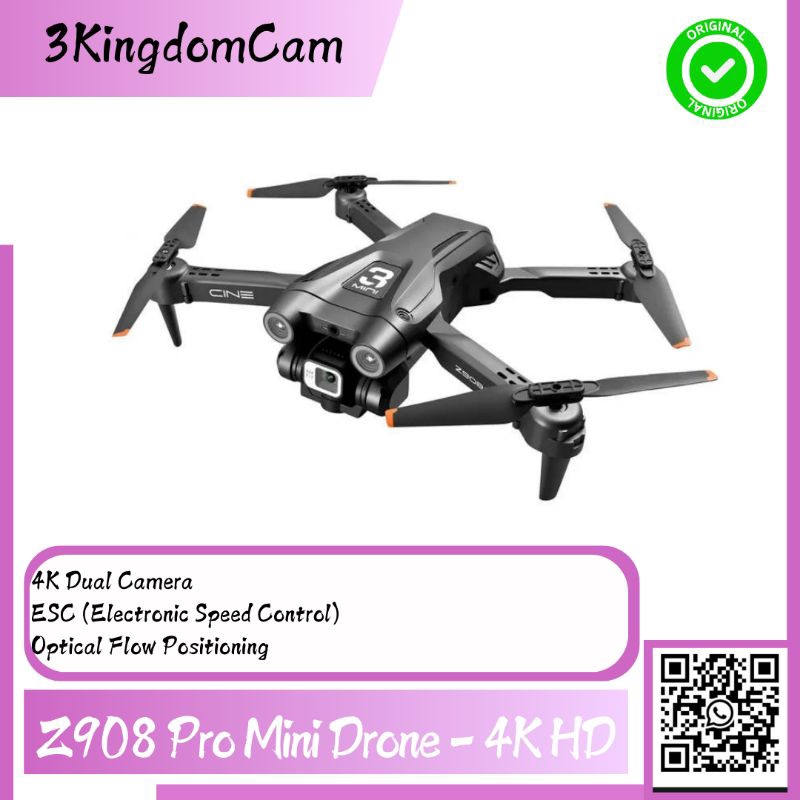 Z908 Pro Mini Drone - 4K HD
