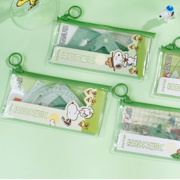 

JOYTOP Snoopy 4 in 1 Acrylic Ruler Set Penggaris Plastik JT101268 [CREATIV]