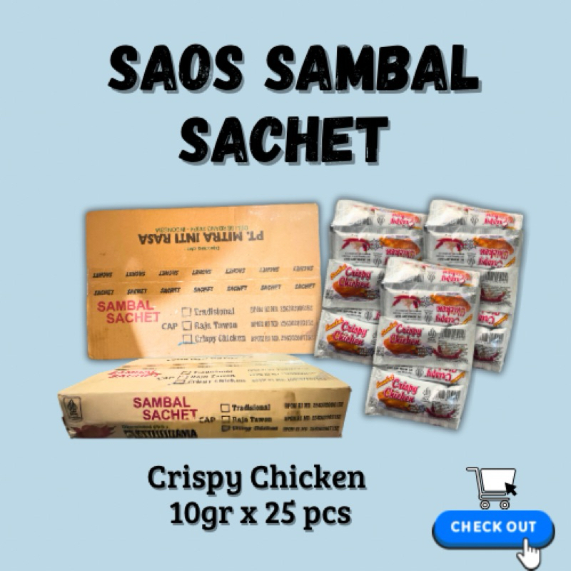 

Sambal Crispy Chicken Sachet - 10gr x 25pcs