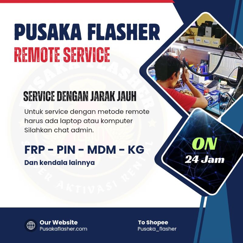 Jasa Remote - FRP • PIN • POLA • MDM • KG LOCK