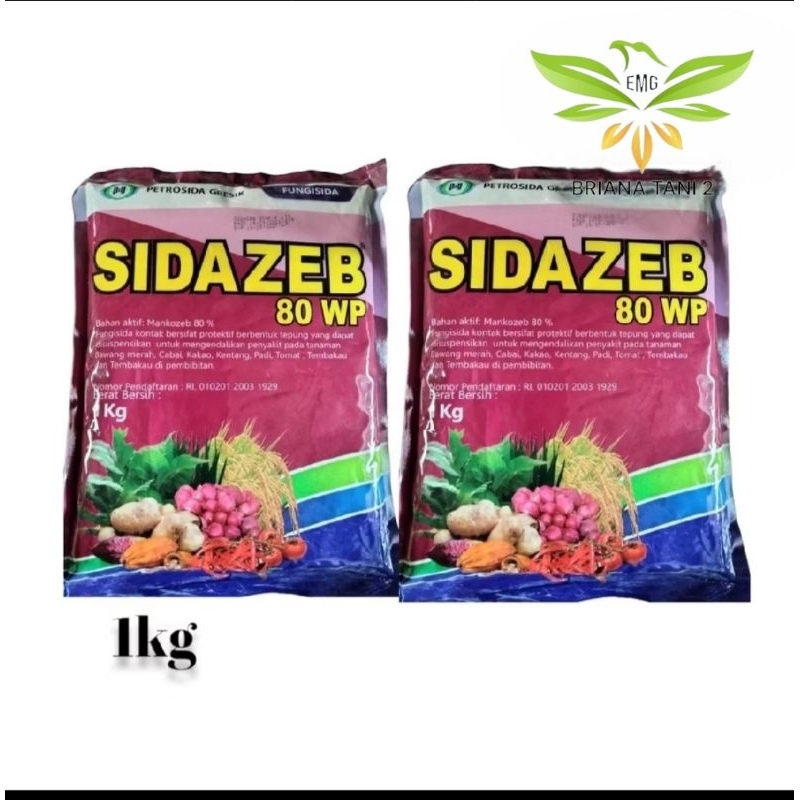 SIDAZEB 80 WP MANKOZEB 80% PETROSIDA GRESIK/YooZeb Dithane 1 kg