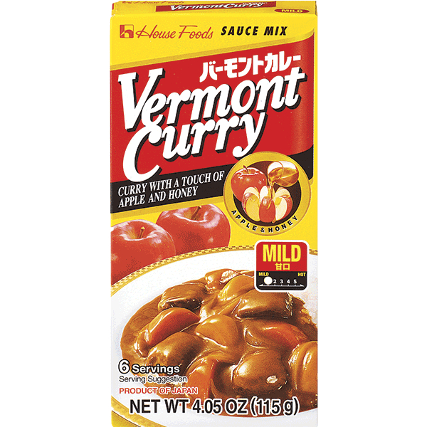 

House Foods Vermont Curry Hot / Med Hot / Mild 115gr 230gr