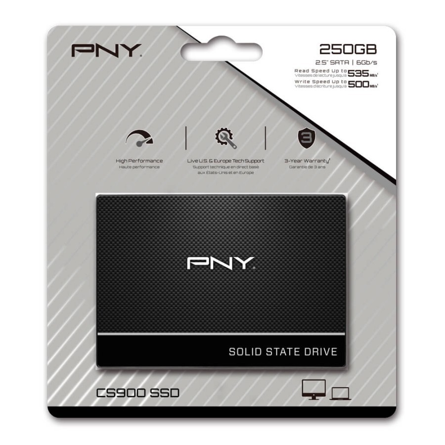 SSD SATA 250GB PNY CS900 SATA 3 6GB/s 2.5" INCH - PNY CS900 250GB 3D NAND