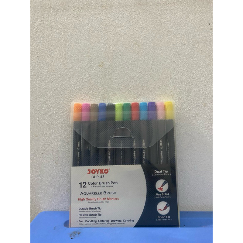 

Joyko 12 Color Brush Pen - Aquarelle Brush