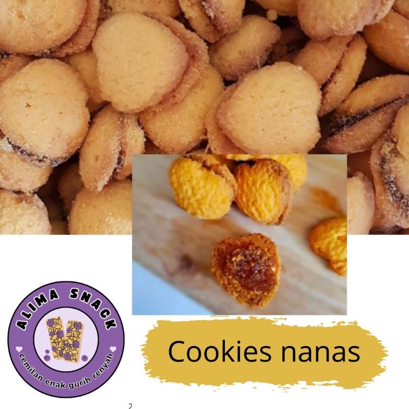 

Cookies Nastar Nanas Love 500 Gram / Kue Hati Nastar Selai Nanas love Gurih Renyah