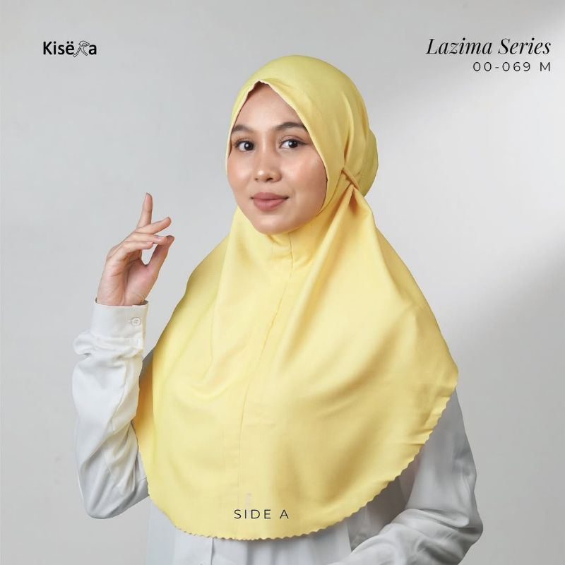 Kisera Kerudung Bergo Hijab 2 Warna, Jilbab Praktis Cantik "Lazima 00-069 M"