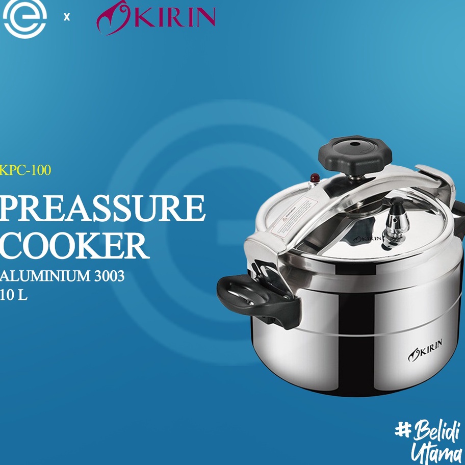 HJ6 KIRIN Panci Presto Induksi Alumum 1 Liter KPC1