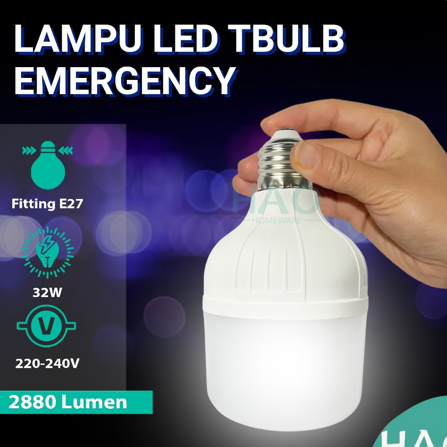 Limit Lampu LED Jumbo 32Watt  Lampu LED Emergency 32W  Lampu Magic