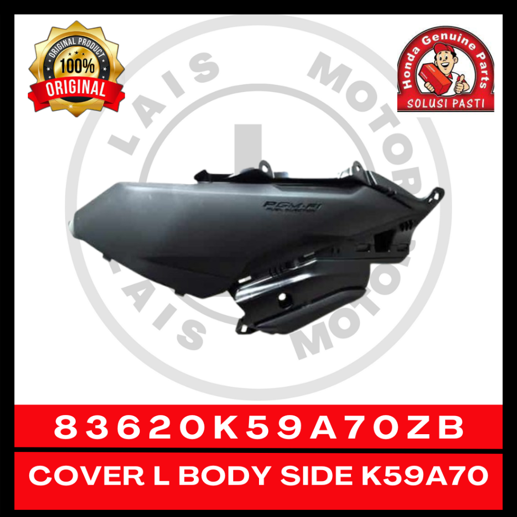 Cover Body Side K59A70 Vario125 150 Led New 83620K59A70ZB ORI AHM