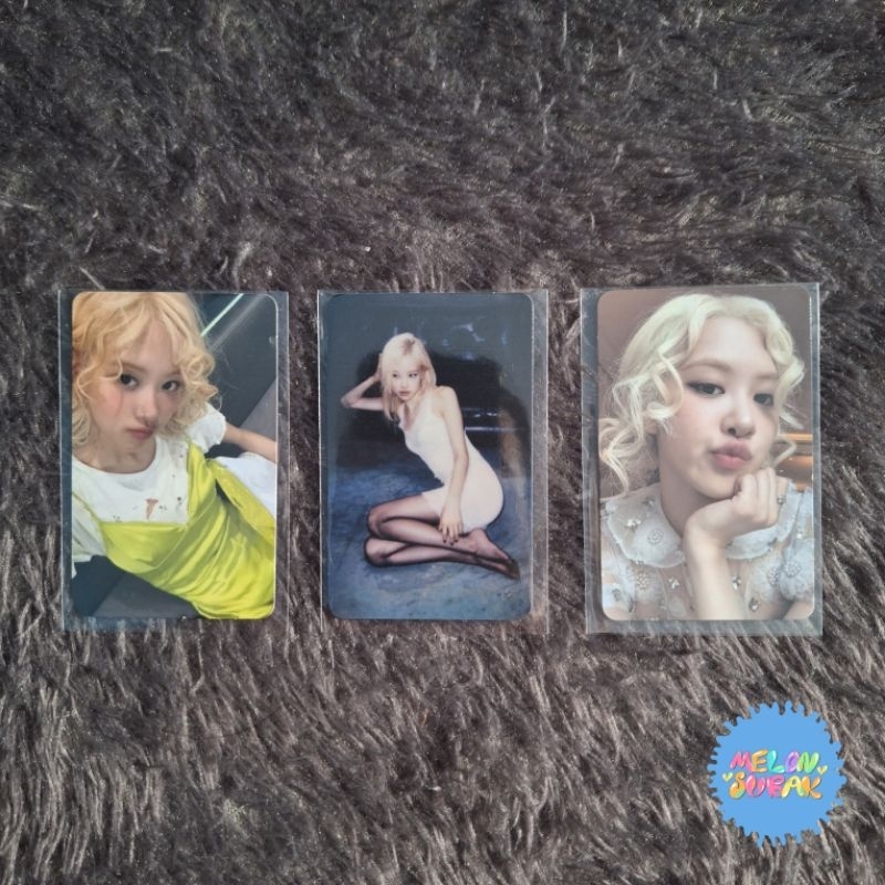 Official Photocard Rosé Blackpink, Rosie Album KR exclusive ver