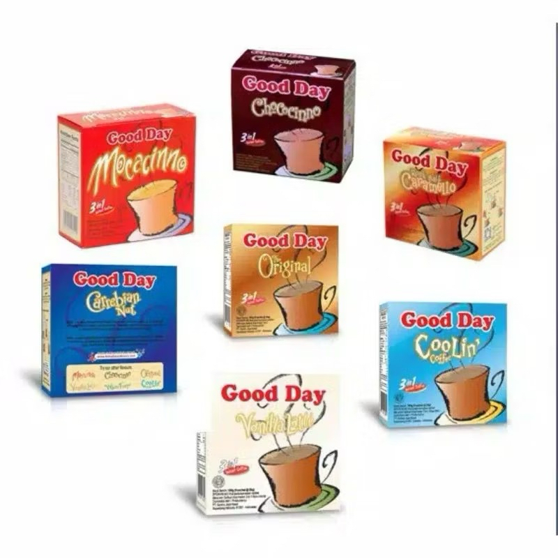 

Good Day 3 in 1 Kopi Instan Box Isi 5 Sachet