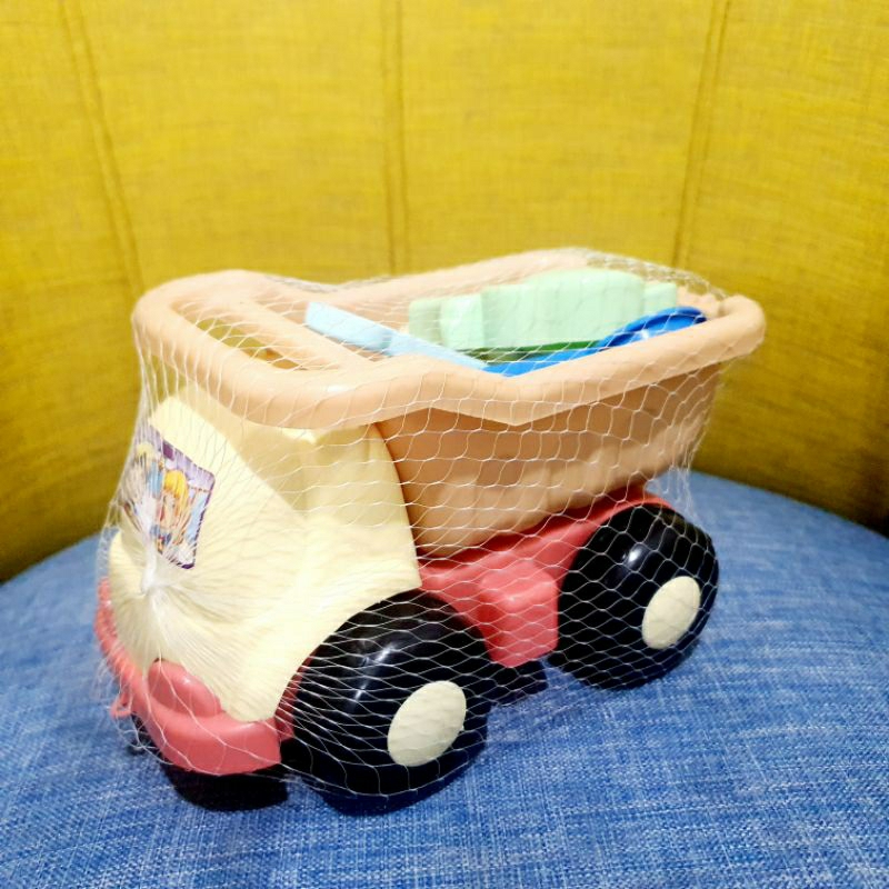 GDM - Mainan truk mini dump cetakan pasir anak murah