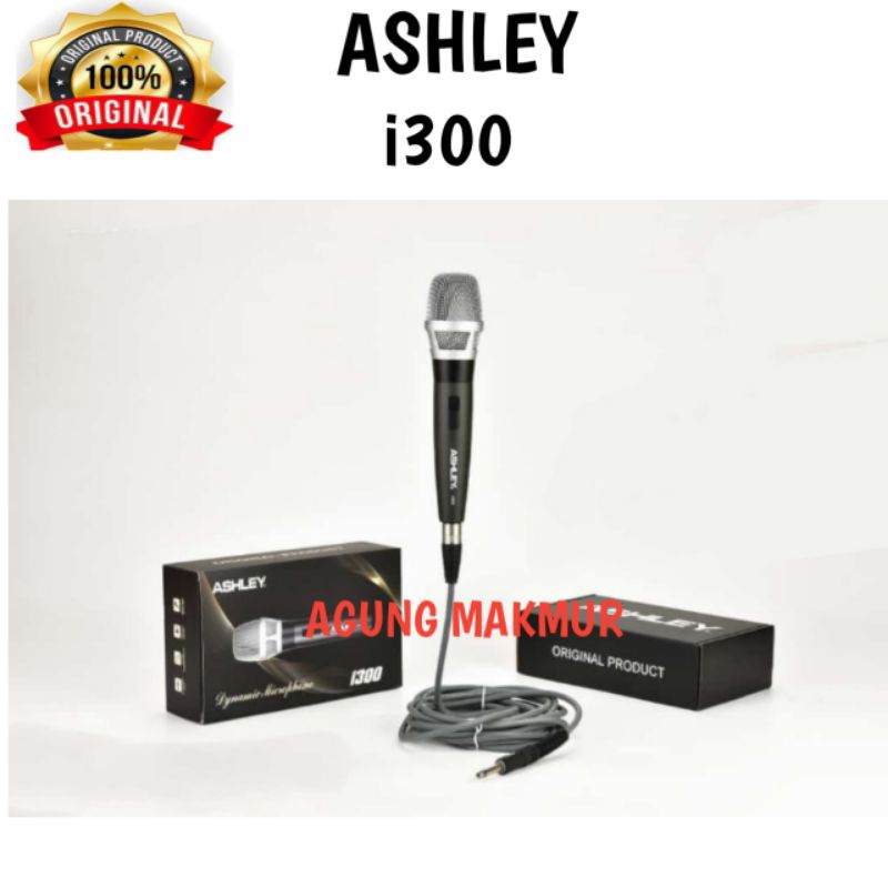 Mic Kabel Ashley i300 Original - Mikrofon Ashley I300 - Microphone kabel ashley i300 Original