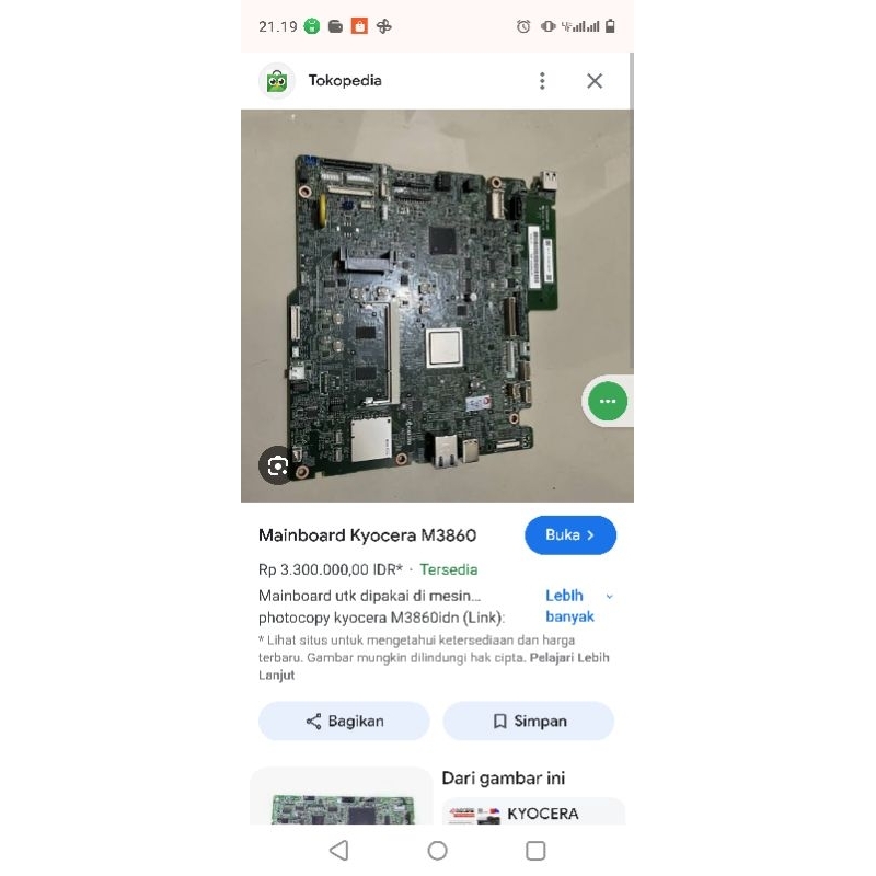 mainboard Kyocera M3860