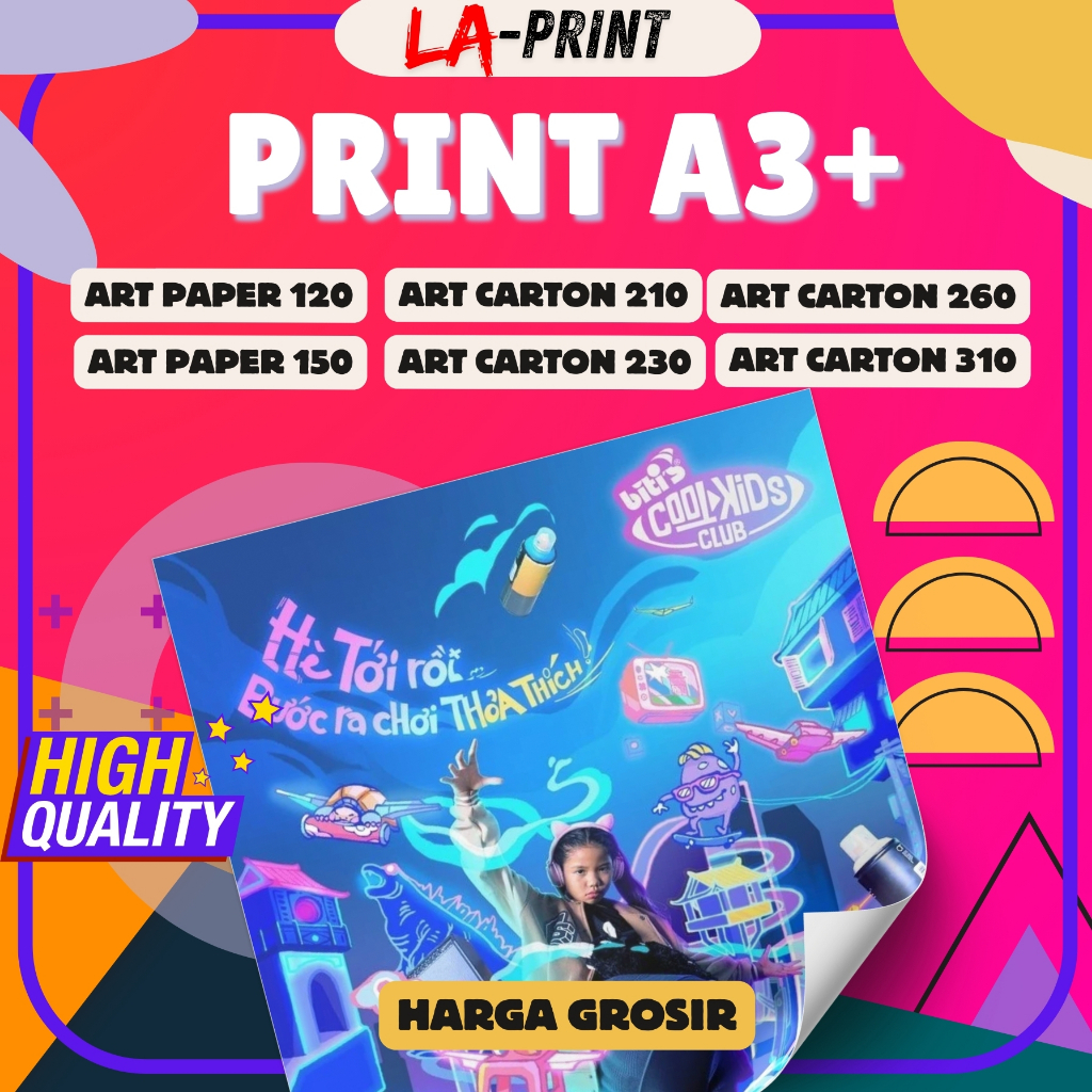 

Cetak art paper A3+ (satuan & Grosir)