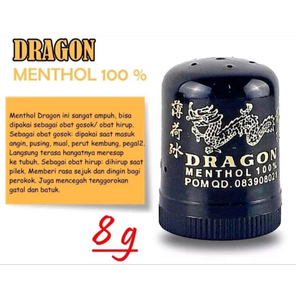 obat gosok Dragon mentol 8 gr