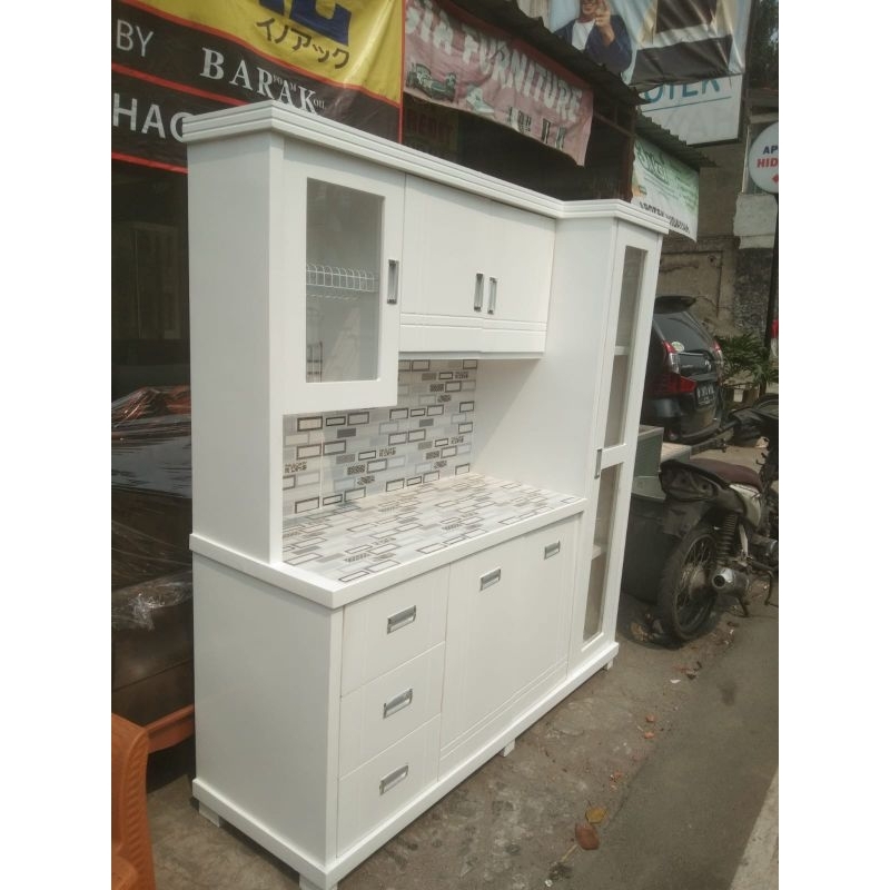 Lemari Dapur 4pintu /Lemari sayur 4pintu/Lemari Piring/Lemari makan