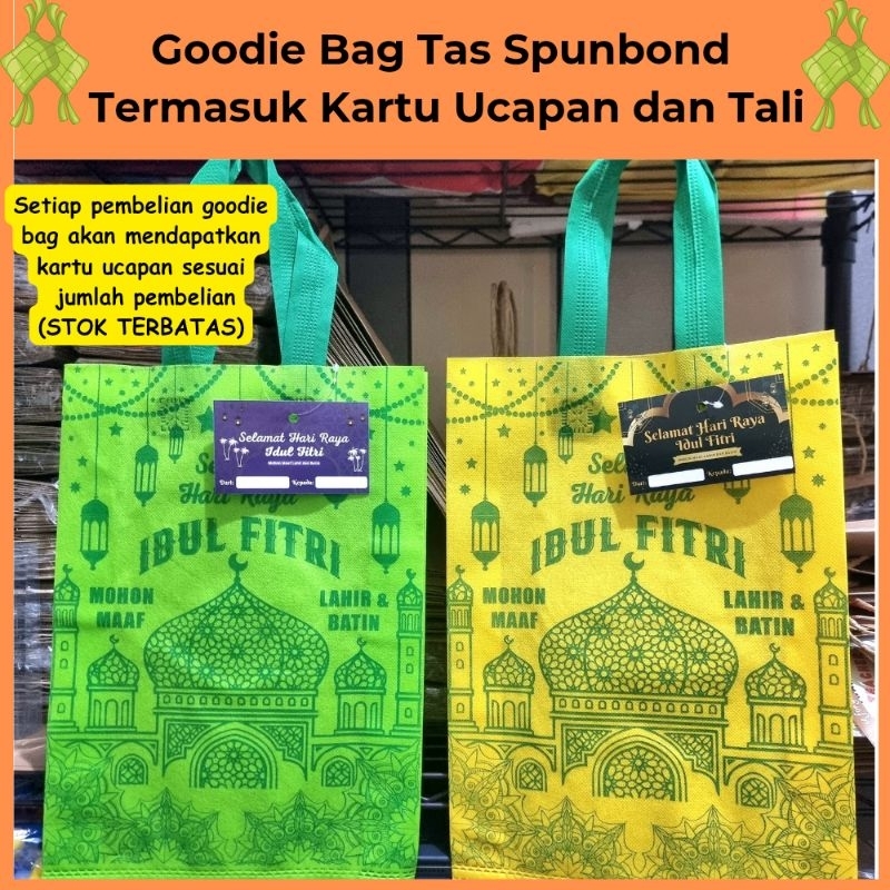 

Goodie Bag Spunbond Hampers Lebaran/ Tas Sembako Termasuk Kartu Ucapan Lebaran / Tas Hampers Idul Fitri /Tote Bag Lebaran Idul Fitri / Tas Hampers Lebaran /Goodie Bag Lebaran Idul Fitri / Tas Parsel Lebaran / Parcel Bag / Tas Spunbond