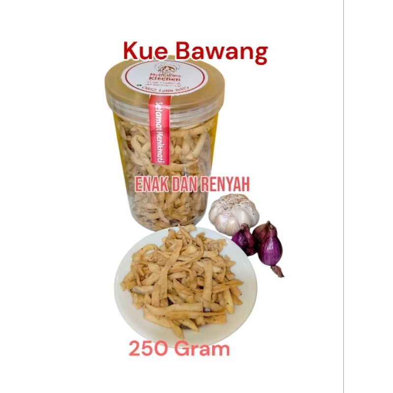 

Kue Bawang enak, Renyah Dan Gurih berat 250 Gram