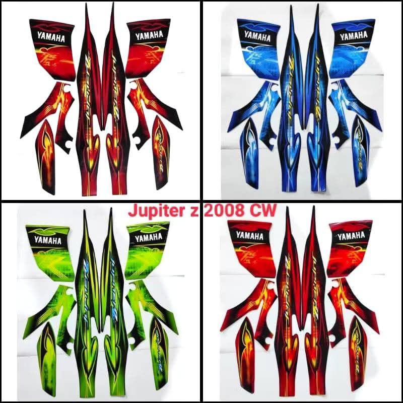 Striping Jupiter Z CW Racing 2009 Sticker Lis Decal Standard Original Yamaha Jupiter Z CW 2009