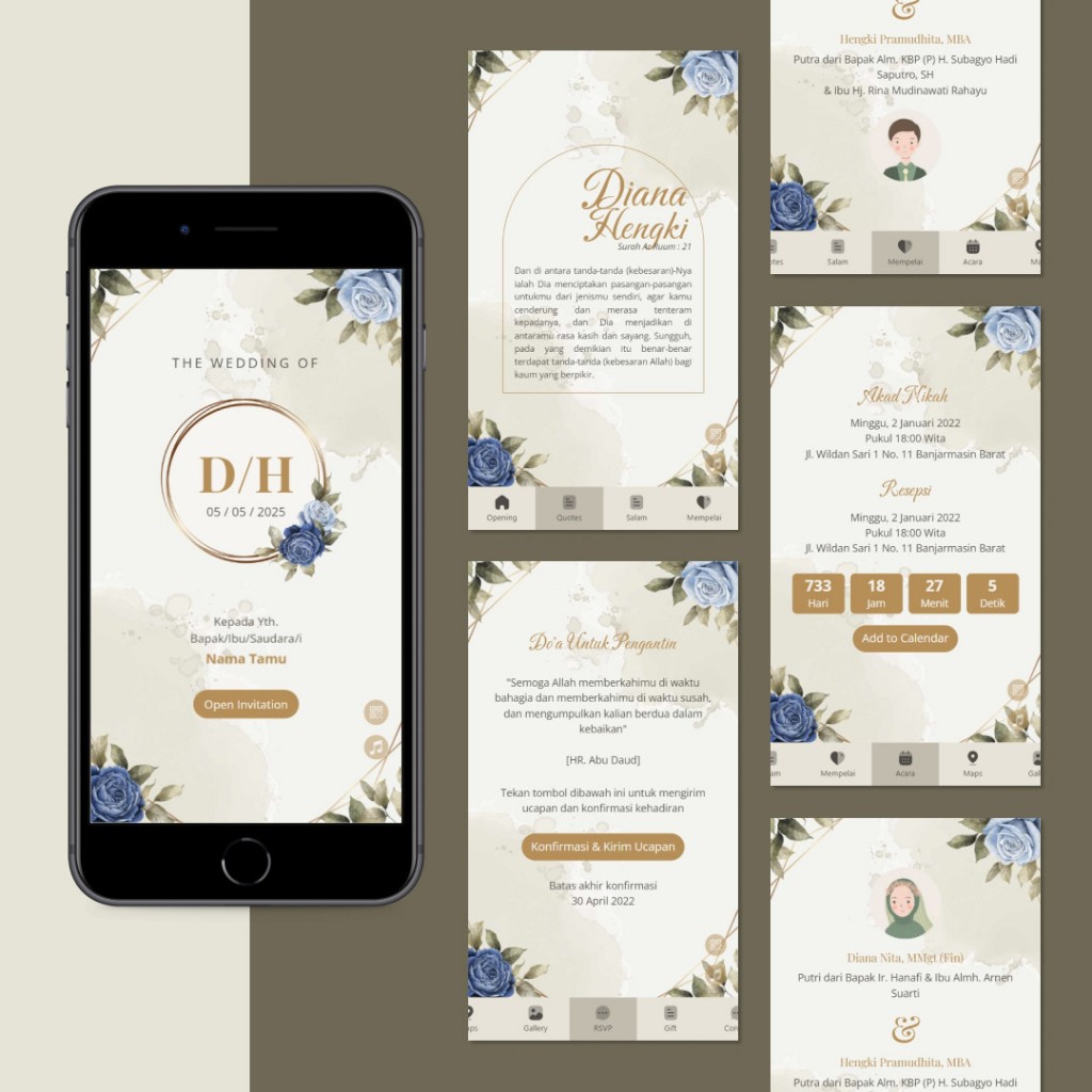 Undangan Digital Desain Minimalist