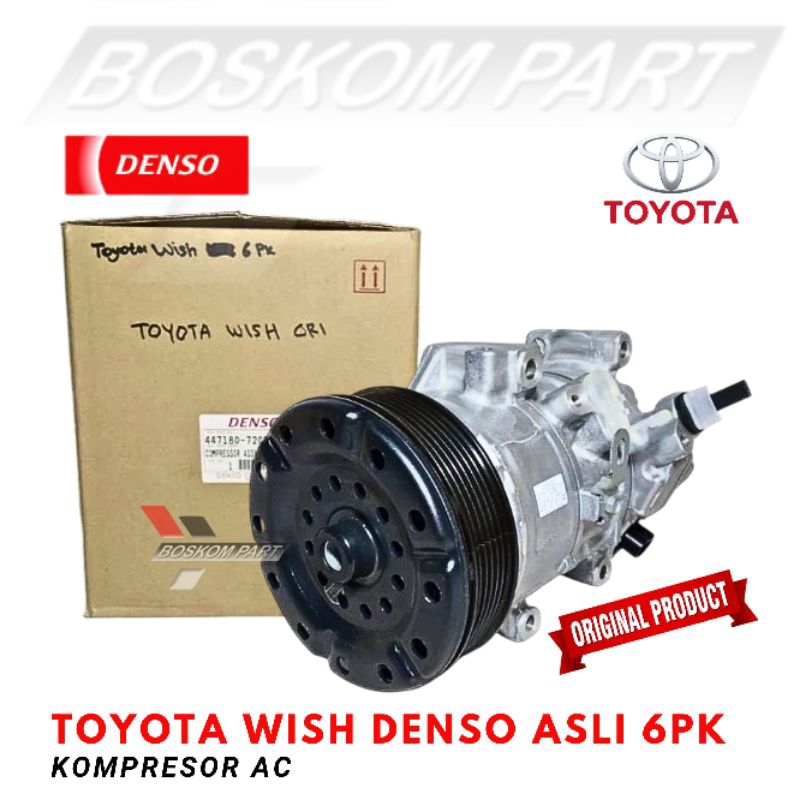 Kompresor AC Toyota Wish WIS Denso Original
