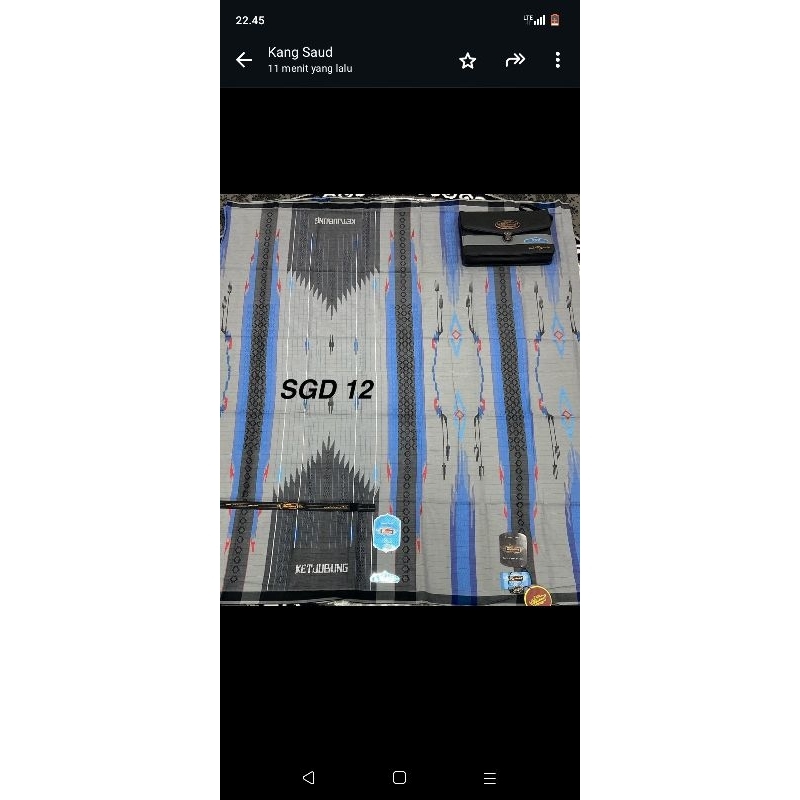 ketjubung SGD gold jahit tengah